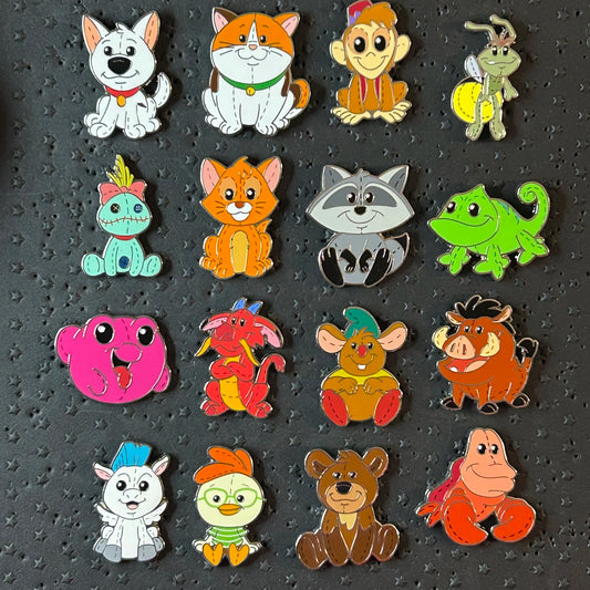 FULL SET - 16 Pins - Pixie Plush - Mystery Pin Series