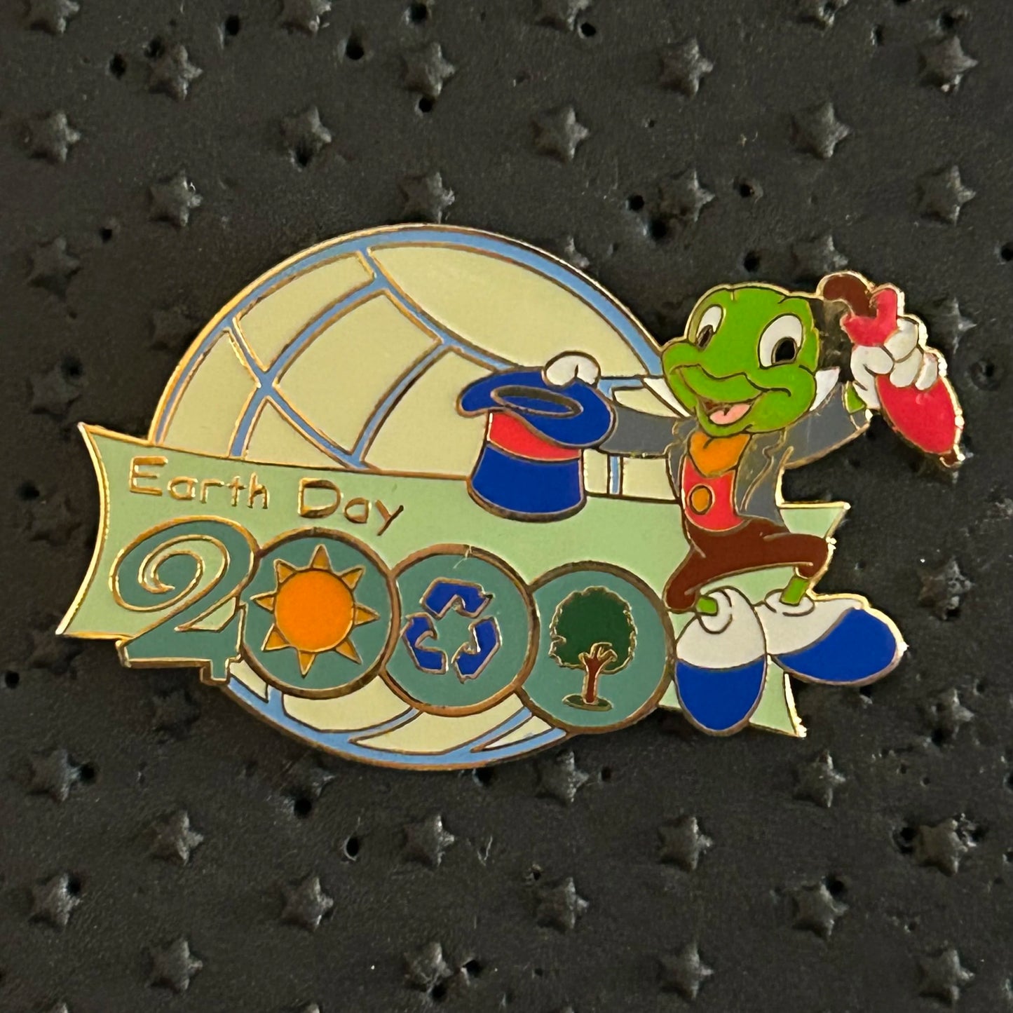 2000 - Jiminy Cricket - Pinocchio - Earth Day - LE 10,000 - Disney Pin