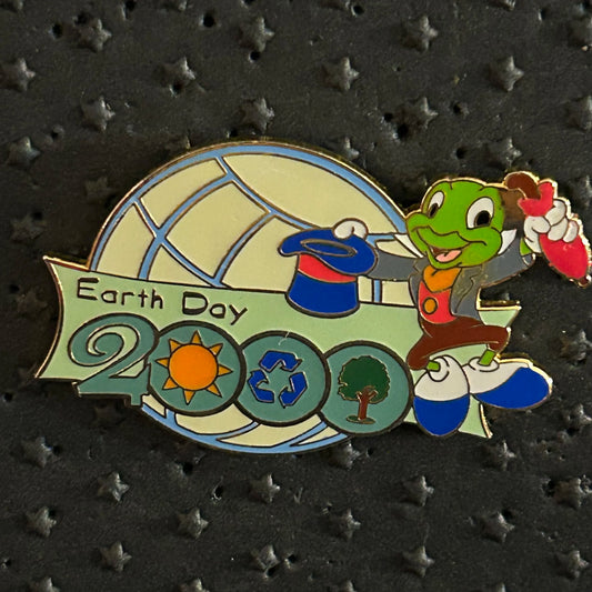 2000 - Jiminy Cricket - Pinocchio - Earth Day - LE 10,000 - Disney Pin