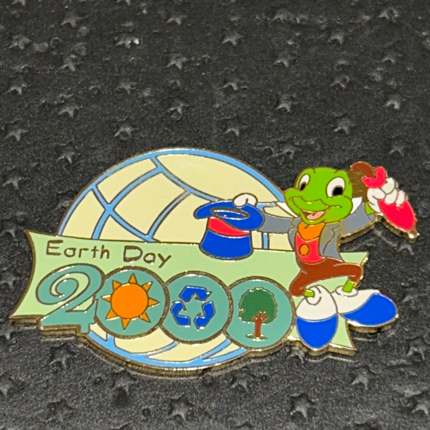 2000 - Jiminy Cricket - Pinocchio - Earth Day - LE 10,000 - Disney Pin