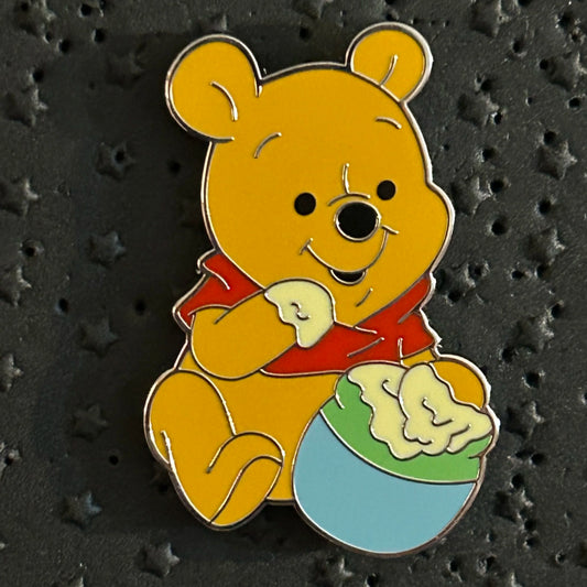 2025 - Baby Pooh Bear - Eating Honey - Disney Pin