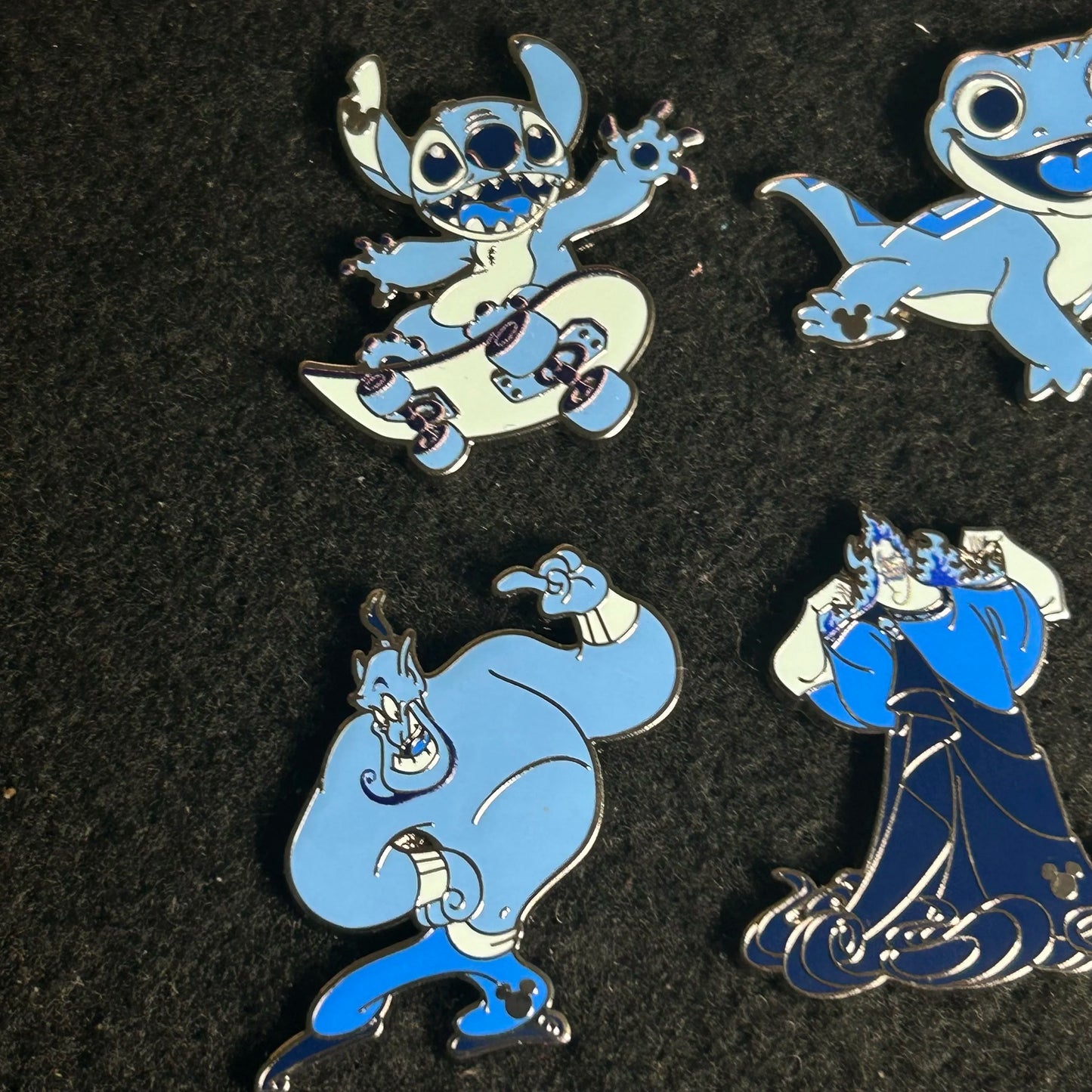 FULL SET - 2025 - Blue Series - Walt Disney World Resort - Hidden Disney - 6 Pins