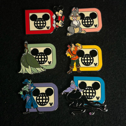 FULL SET - 2025 - 25 Years - WDW - D - Logo - HD - 6 Pins