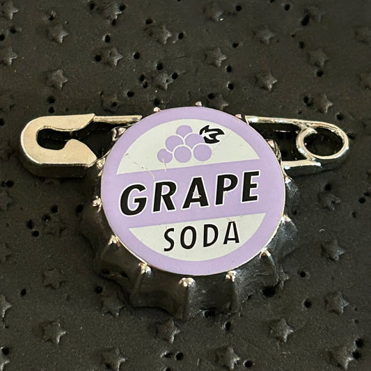 2010 - Grape Soda Safety Pin - Up - Disney Pin