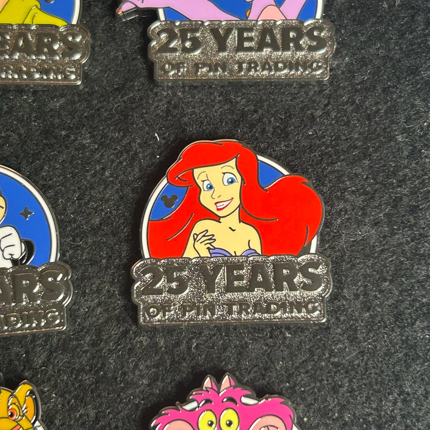FULL SET - 2025 - 25 Years Of Pin Trading - WDW - HD - 6 Pins
