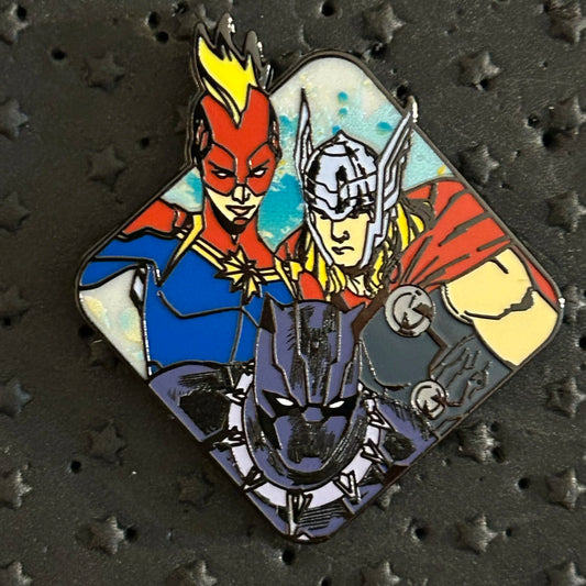 2024 - Thor, Black Panther, and Captain Marvel - Avengers - Disney Pin