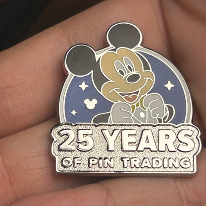 FULL SET - 2025 - 25 Years Of Pin Trading - WDW - HD - 6 Pins