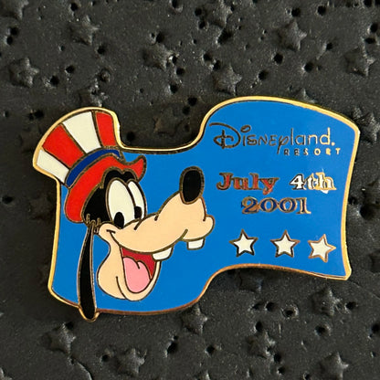 2001 - Goofy - 4th of July - DLR - Disney Pin