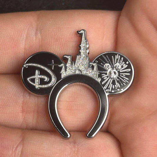 2025 - Walt Disney World - Super Chaser - Mickey Ears - Hidden Disney - Pin