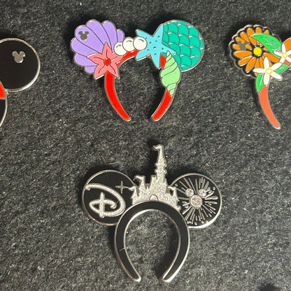 FULL SET - 2025 - Mickey Ears - Hidden Disney - Pins - With Super Chaser - 7 Pins