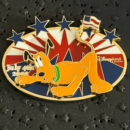 2002 - Pluto - 4th of July - DLR - LE 2,500 - Pin on Pin