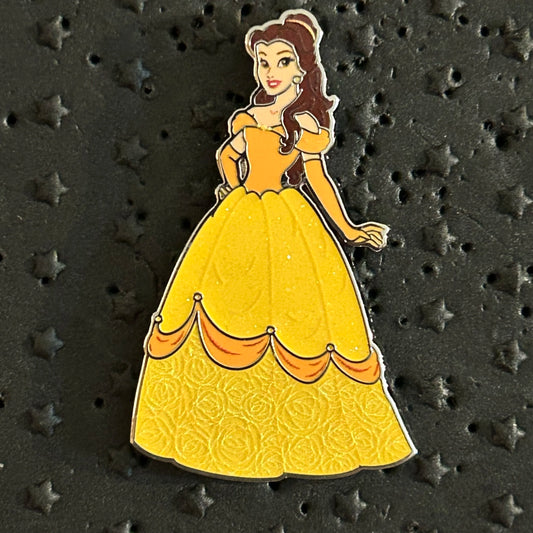 2023 - Belle - Full Body - Glitter Dress - Disney Pin