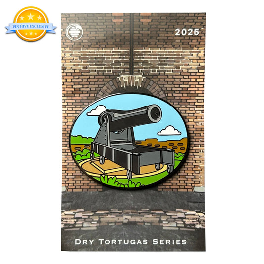 2025 - Rodman Gun Pin - Dry Tortugas Series - Pin Hive Exclusive
