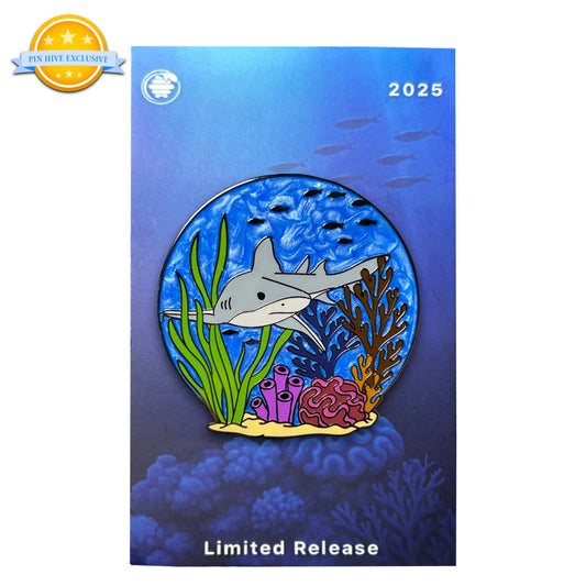 2025 - Bull Shark - Ocean Creatures Series - LR Pin - Pin Hive Exclusive