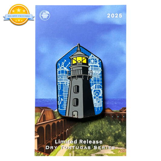 2025 - Garden Key Lighthouse - Blueprint - LR Pin - Hive Exclusive
