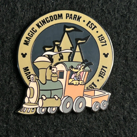 2000 - Pluto On Train - Magic Kingdom Est. 1971 -  LE 7,500 - Disney Pin