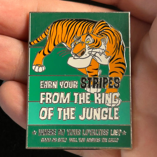 2021 - Shere Khan - Earn Your Stripes - Jungle Book -  LE 2,000 - Disney Pin