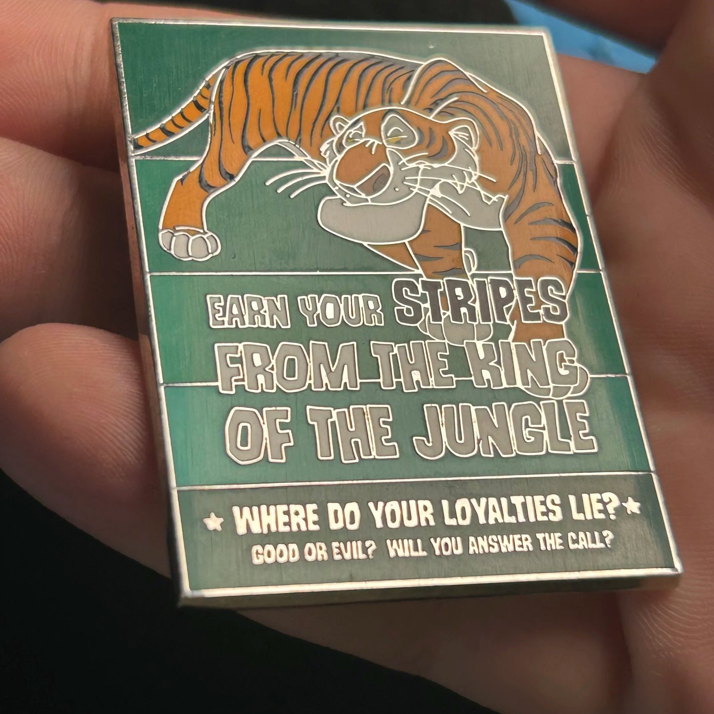 2021 - Shere Khan - Earn Your Stripes - Jungle Book -  LE 2,000 - Disney Pin