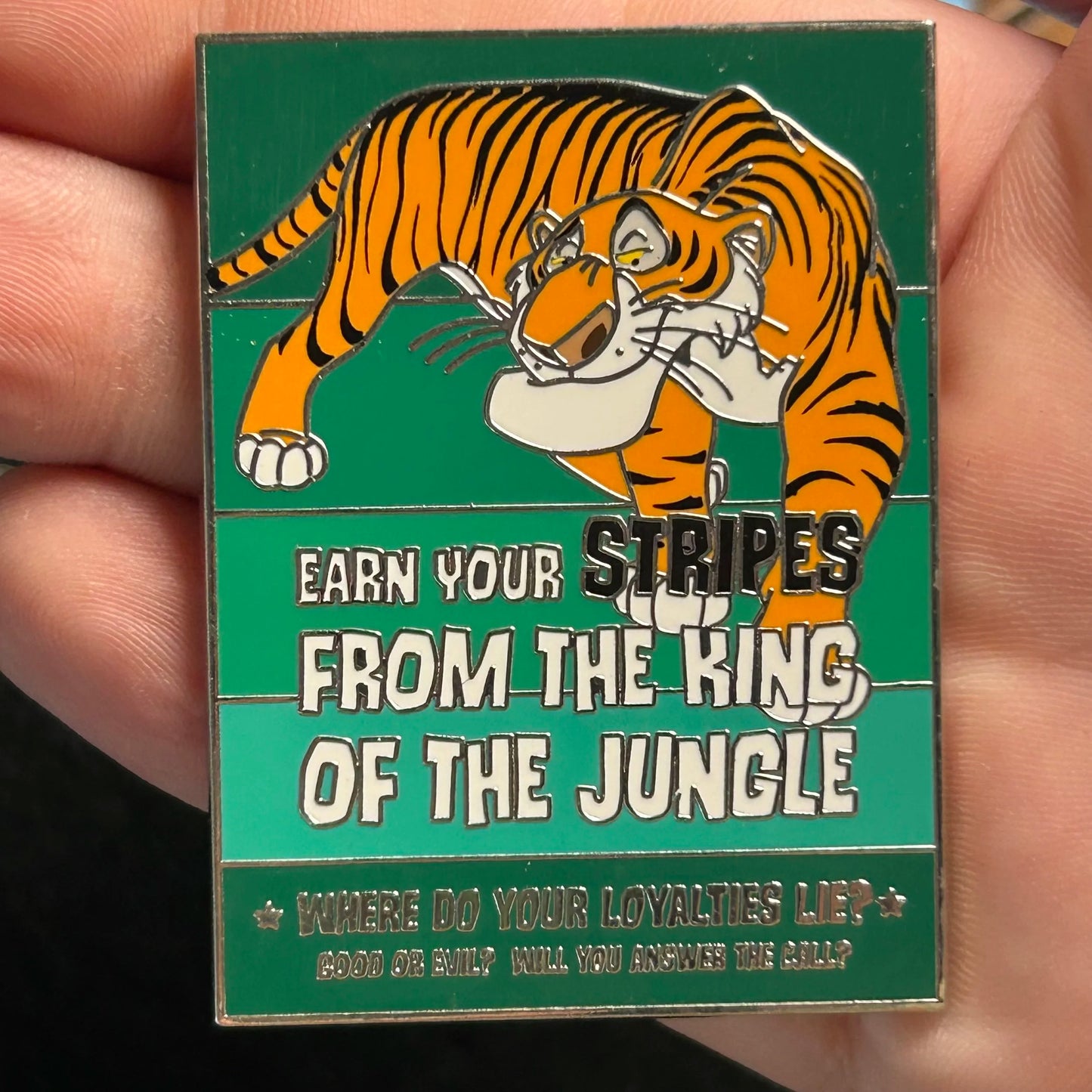 2021 - Shere Khan - Earn Your Stripes - Jungle Book -  LE 2,000 - Disney Pin