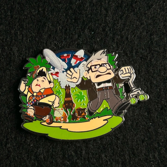 2021 - Carl and Russel - Running From Alpha and Other Dogs - Disney Pin