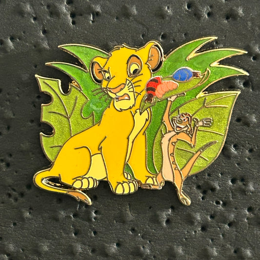 2024 - Simba and Timon with Grub - The Lion King - Disney Pin