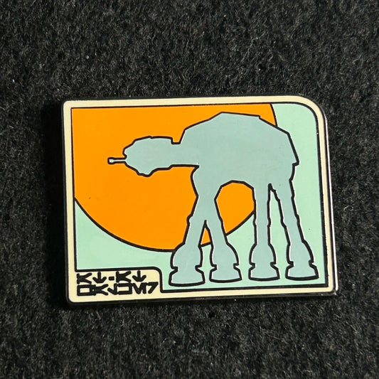 2016 - AT-AT - Orange and Teal - Star Wars - Disney Pin
