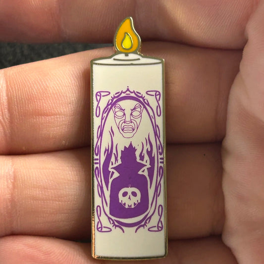 Uncas - Evil Queen - Snow White - Candle - Disney Pin
