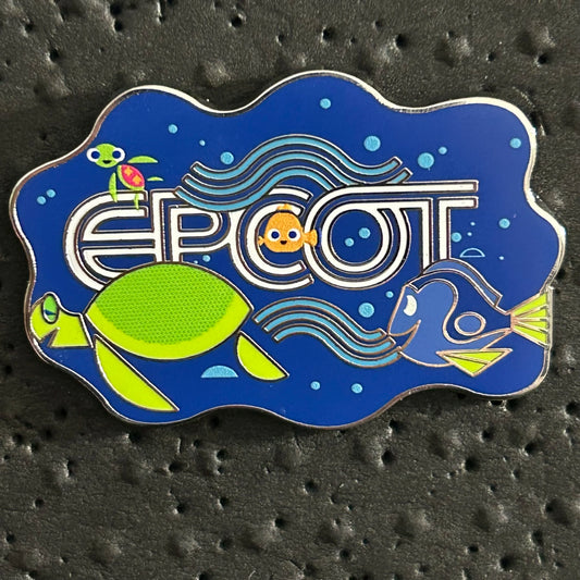 2025 - Crush, Nemo, Dory and Squirt - Pixar - Finding Nemo - EPCOT - Disney Pin