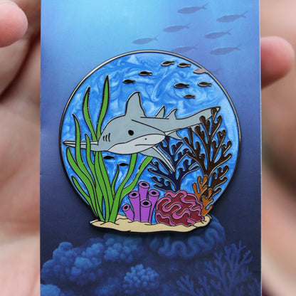 2025 - Bull Shark - Ocean Creatures Series - LR Pin - Pin Hive Exclusive