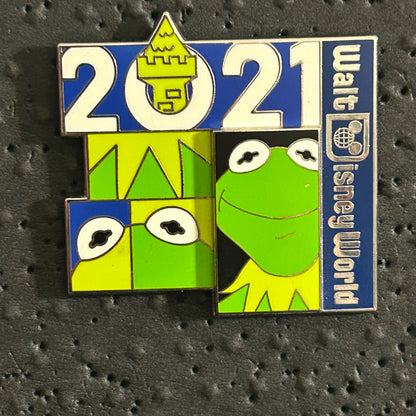 2021 - Kermit the Frog - Muppets - WDW - Disney Pin on Pin