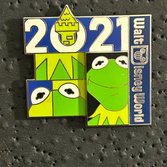 2021 - Kermit the Frog - Muppets - WDW - Disney Pin on Pin