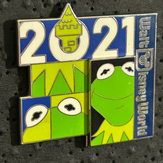 2021 - Kermit the Frog - Muppets - WDW - Disney Pin on Pin