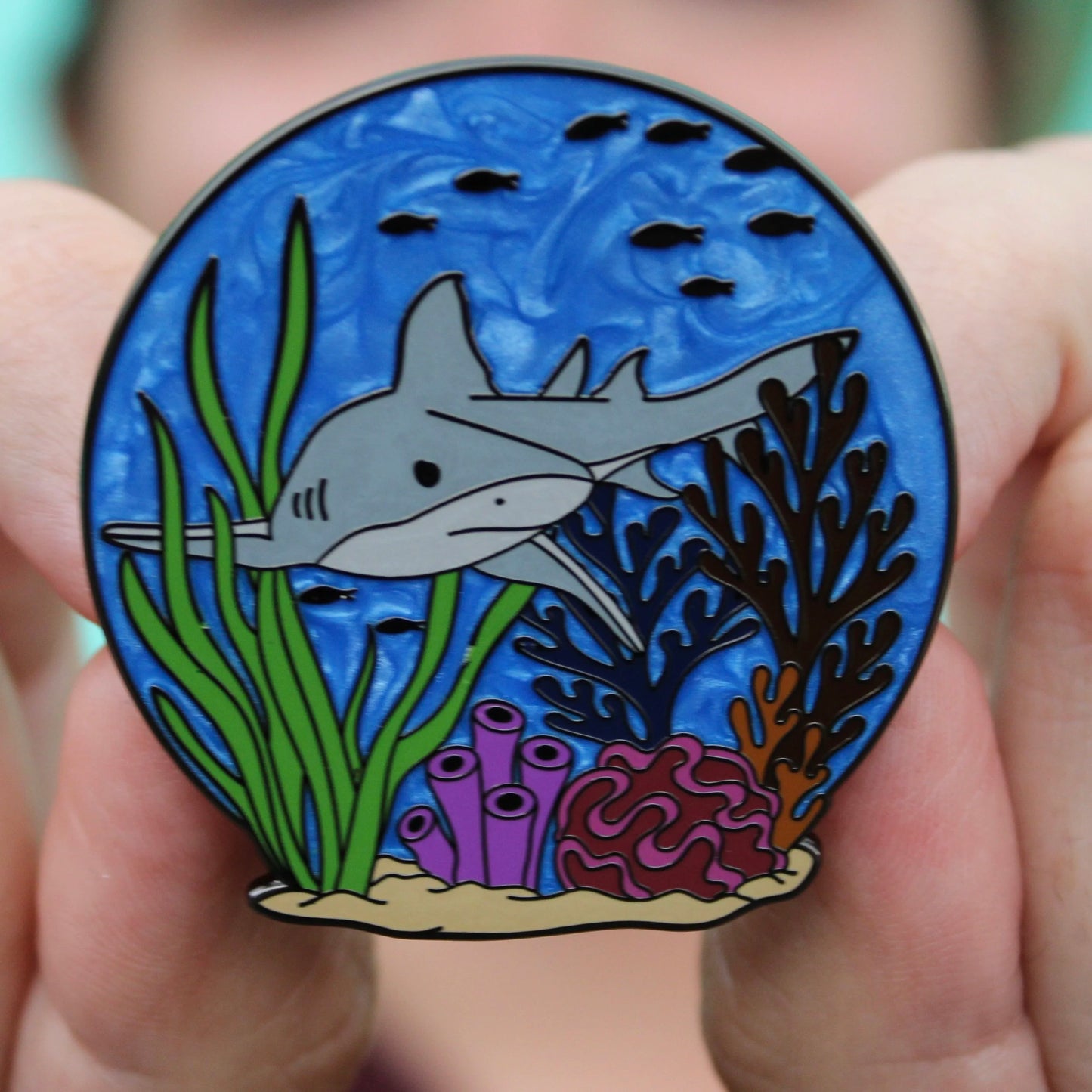 2025 - Bull Shark - Ocean Creatures Series - LR Pin - Pin Hive Exclusive