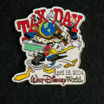 2004 - Donald Duck - Tax Day - WDW - LE 2,500 - Disney Pin