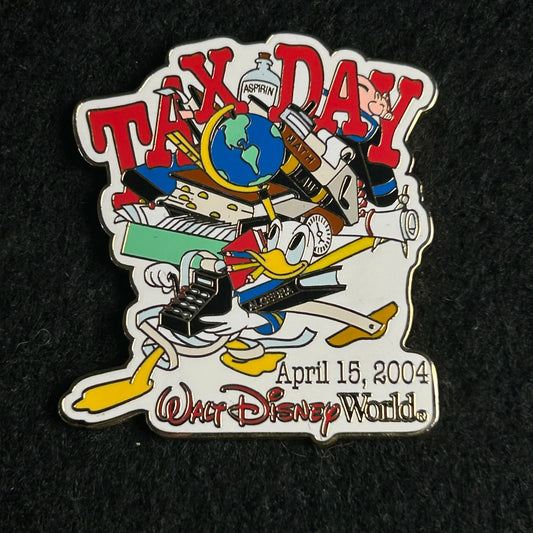 2004 - Donald Duck - Tax Day - WDW - LE 2,500 - Disney Pin