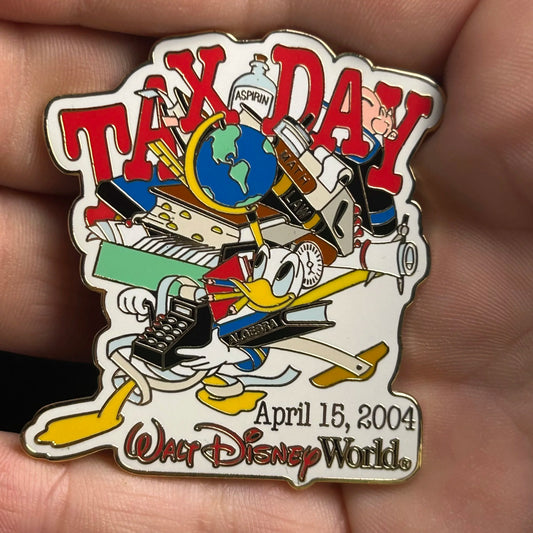 2004 - Donald Duck - Tax Day - WDW - LE 2,500 - Disney Pin