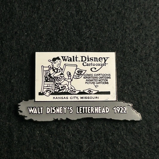 2001 - Walt Disney Cartoonist - Letterhead - LE 1,494 out of 5,000 - Disney Pin