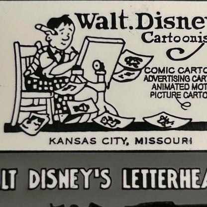 2001 - Walt Disney Cartoonist - Letterhead - LE 1,494 out of 5,000 - Disney Pin