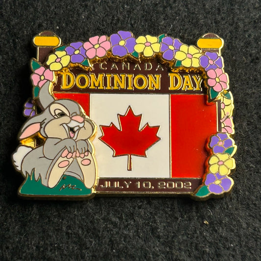 2002 - Thumper - Bambi - Canada -Dominion Day - LE 4,500 - Disney Pin