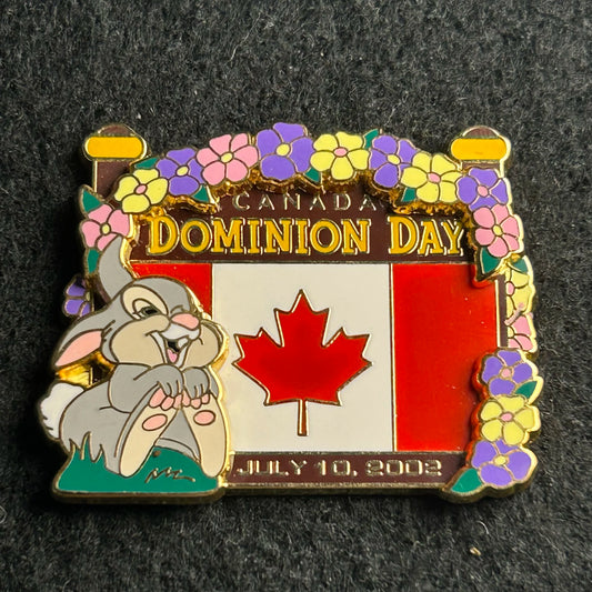 2002 - Thumper - Bambi - Canada -Dominion Day - LE 4,500 - Disney Pin