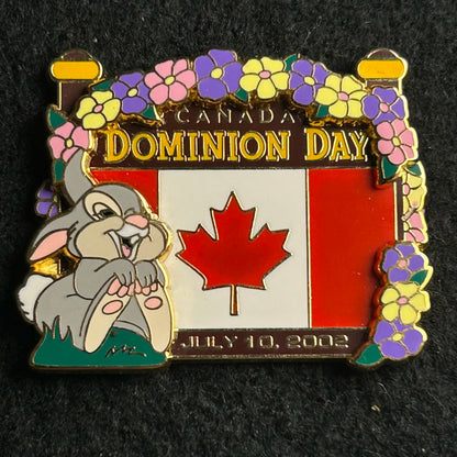 2002 - Thumper - Bambi - Canada -Dominion Day - LE 4,500 - Disney Pin