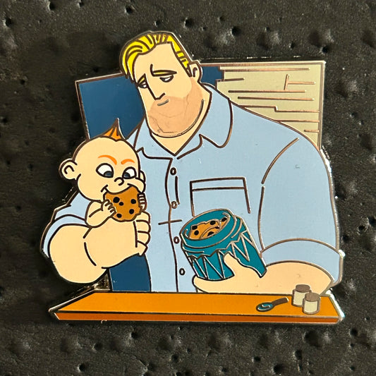2024 - Mr Incredible and Jack Jack - The Incredibles - Pixar - Disney Pin on Pin