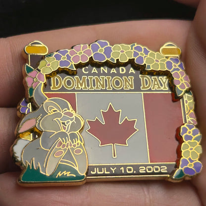 2002 - Thumper - Bambi - Canada -Dominion Day - LE 4,500 - Disney Pin