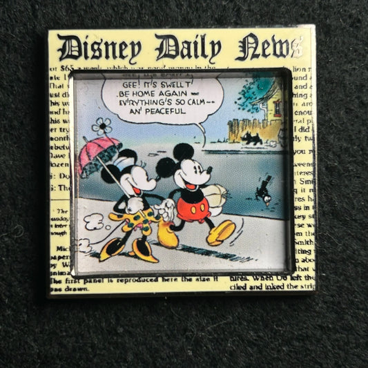 2001 - Mickey and Minnie Mouse - Disney Daily News - Disney Pin