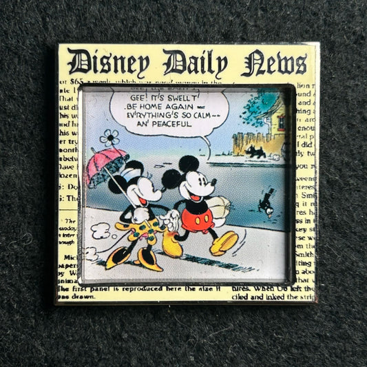 2001 - Mickey and Minnie Mouse - Disney Daily News - Disney Pin