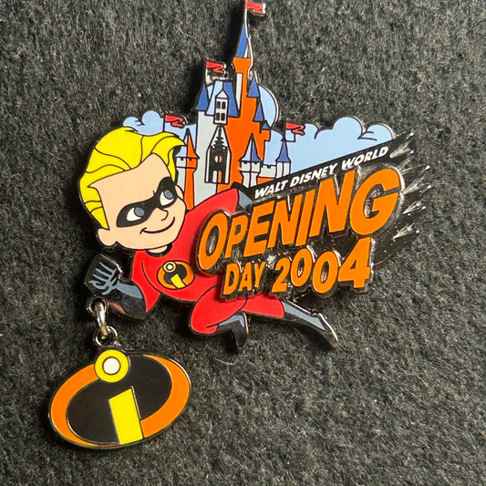 2004 - Dash - The Incredibles - WDW - Opening Day - LE 3,000 - Disney Pin on Pin