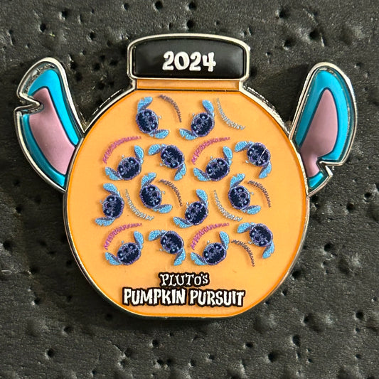 2024 - Stitch - Plutos Pumpkin Pursuit - LR - Disney Pin