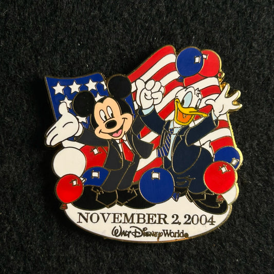 2004 - Mickey and Donald - Election Day - LE 2,000 - Disney Pin