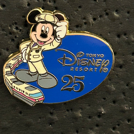 2008 - Mickey Mouse - Monorail - Tokyo Disneyland Resort - 25th Anniversary- Disney Pin