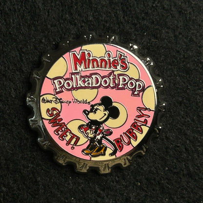 2003 - Minnie Mouse - Polkadot Pop - Bottle Cap - WDW - Disney Pin